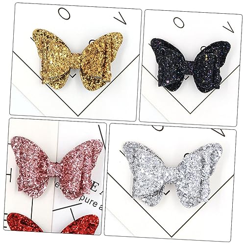 Healeved 6stücke Bunte Glitzer Haarschleifen Für Mädchen Süße Haarspangen Mit Pailletten Für Kleinkinder Und Junge Mädchen Für Geburtstage Und Besondere Anlässe von Healeved