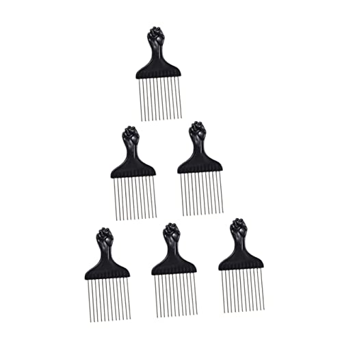 Healeved 6stücke Haarnadeln Mit Metallzähnen -kämme Für Männer -zopfnadeln Styling-tools Für Männer Zähne von Healeved