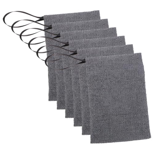 Healeved 6st Seifenbeutel Schwämme Schäumend Flüssig Spülmittelhalter Seifenspender Hand Wiederverwendbar Komprimierte Handtücher Tabletten Einmachglas Seifenspender Netz Polyester Grey von Healeved