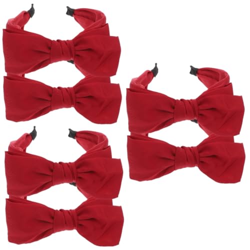Healeved 6stücke Damen Haarband Mit Schleife Doppellagig Weiches Stoffmaterial Für Besondere Anlässe Und Alltag Elegantes Accessoire Für Mädchen Und Frauen von Healeved