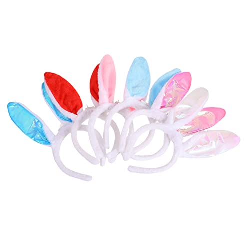Healeved 6stücke Haarbänder Mit Hasenohren Praktische Kopfbedeckungen Für Festivals Kreative Haar-requisiten Für Partys Festliche Kopfbedeckungen Für Weihnachten Party-haarzubehör Mit von Healeved