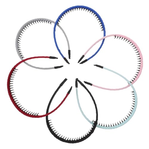 Healeved 6stücke Haarreif Aus Robustem Material Zahnhaarreif Mit Zähnen Haarband Für Mädchen Und Frauen Passt Zu Schönem Kleid Für Kostümpartys von Healeved