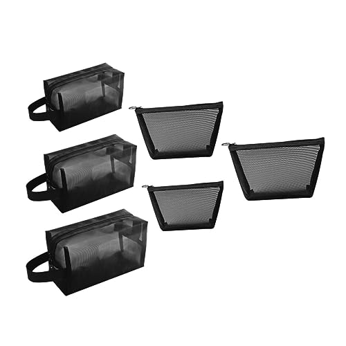 Healeved 6stücke Kosmetiktasche Reisen Mit Großem Fassungsvermögen Kulturbeutel Make-up Tasche Wiederverwendbare Waschbeutel Für Damen Und Herren Einfach Zu Tragen Verstauen von Healeved