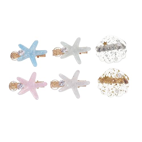 Healeved 6stücke Seestern Muschel Haarnadel Mädchen Party Haarnadel Kopfschmuck Accessoires Muschel Kopfschmuck Haarschmuck Zubehör Healeved 6stücke Seestern Muschel Haarnadel Mädchen Party Haarnadel Kopfschmuck Accessoires Muschel Kopfschmuck Haarschmuck Zubehör von Healeved