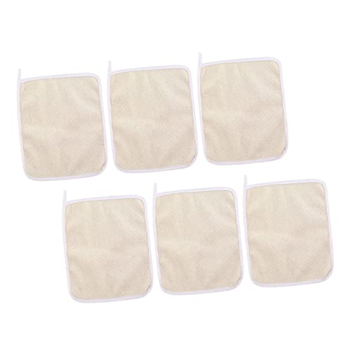 Healeved 6stücke Peeling-waschlappen Badewaschtücher Duschtücher Schrubbtücher Lange Handtücher Für Körperpeeling Badezimmer-accessoire Für Frauen Männer von Healeved