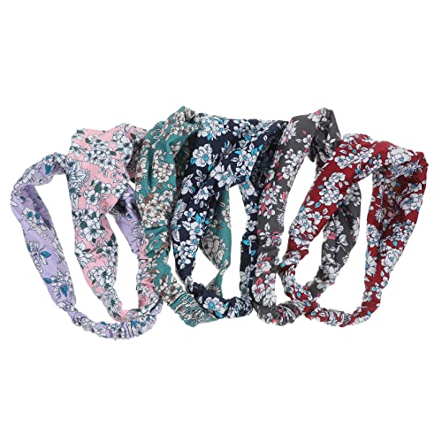 Healeved 6stücke Stirnband Mit Blumenmuster Für Damen Elastisches Haarband Zum Laufen Sport-stirnband Aus Atmungsaktivem Material Schweiß-absorbierendes Stirnband Für Yoga Und Fitness von Healeved