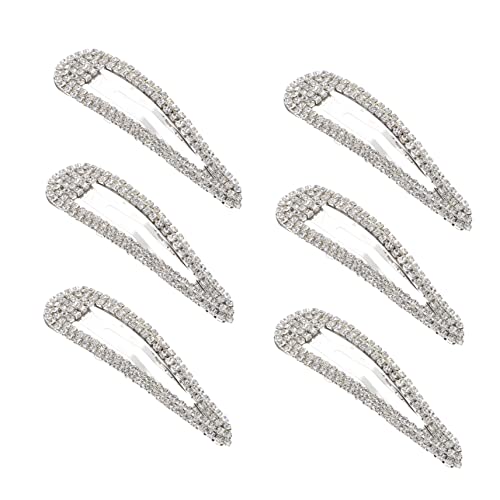 Healeved 6stücke Teiliges Glitzernde Rhinestone Haarklammern Elegante Haarschmuck Clips Für Frauen Für Hochzeiten Partys Und Alltag Verziert Mit Funkelnden Strasssteinen von Healeved