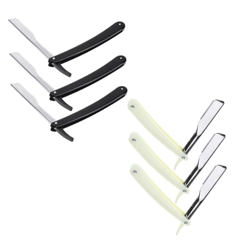 Healeved 6stücke Teiliges Handrasierer Für Bartpflege Manuelle Haarschneider Schwarz Und Weiß Sicherer Und Präziser Rasierer Für Herren Zum Trimmen Und Stylen Von Bart Und Augenbrauen Healeved 6stücke Teiliges Handrasierer Für Bartpflege Manuelle Haarschneider Schwarz Und Weiß Sicherer Und Präziser Rasierer Für Herren Zum Trimmen Und Stylen Von Bart Und Augenbrauen von Healeved