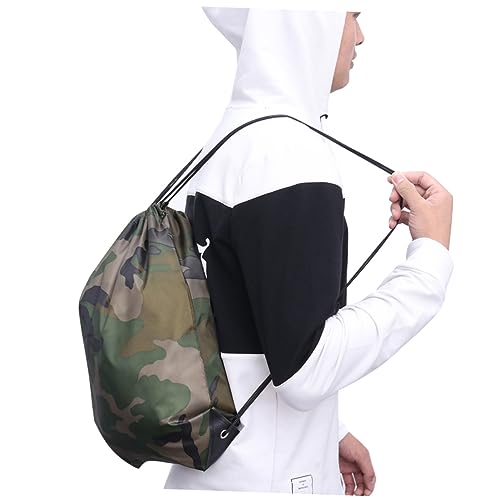 Healeved 6stücke wasserdichte Kordelzugtaschen Polyester Im Camouflage-Design Für Sport Schwimmen Strand Und Reisen Für Erwachsene Und Junge Mädchen von Healeved