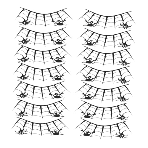 Healeved 7 Paar Zubehör Design Einzigartige Kreative Wimpern Ihr Bequemer Augen Look Party Make Up Mit Elementen Partys Karneval Frauen Designs Halloween Kosmetik Für Künstliche Und von Healeved