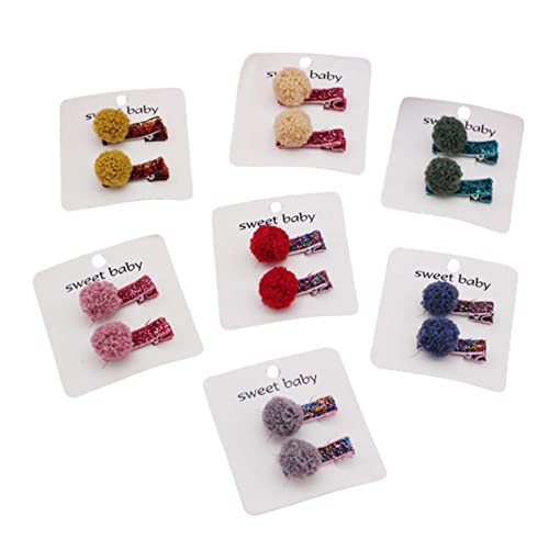 Healeved 7paare Süßer Haarspangen Für Mädchen Weihnachts-haarclips Mit Bunten Farben Für Kleinkinder Und Teens Haaraccessoires Für Festliche Anlässe von Healeved