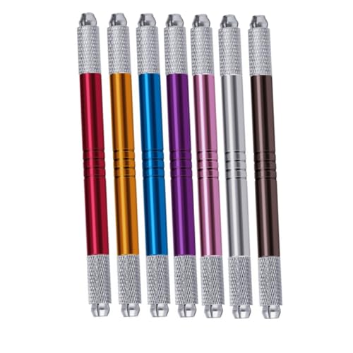 Healeved 7stücke Microblading Augenbrauenstift Diy Make-up Stift Für Tattoos Haut Anwendung Professioneller Ladenzubehör Maschine Glatte Oberfläche Poliertechnologie Grate Präzise von Healeved