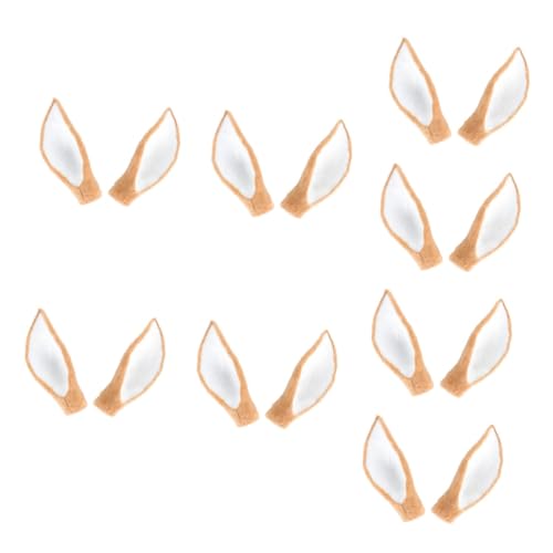 Healeved 8 Paar Hirschohr-haarband-set Einzigartiger -kopfschmuck Festliche Weihnachtsrequisite Handgefertigtes Accessoire Für Partys von Healeved