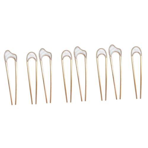 Healeved 8stücke U-förmiger Haarklammer Metall Haarpin Für Dutt Und Frisuren Damen Haaraccessoire Für Partys Hochzeiten Und Besondere Anlässe Einfach Zu Verwenden Sanft Zum Haar von Healeved
