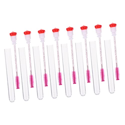 Healeved 8stücke Wimperntusche Pinsel Mit Rohr Make-up Pinselstäbe Für Augenbrauen Und Wimpern Tragbar Für Professionelle Salons Und Heimgebrauch von Healeved