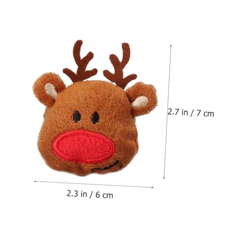 Healeved 8 Stück Teiliges Haargummi Weihnachten Mädchen Festliche Haarbänder mit Cartoon Niedlich Elastisch Party Haarschmuck für Alltag von Healeved