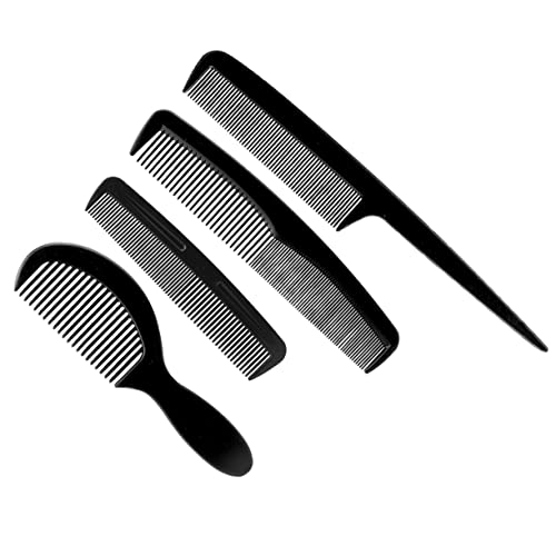 Healeved 8 Stück Teiliges Haarschneidekamm Set aus Langlebigem Kunststoff Vielseitige Frisierkämme für Männer und Frauen Leichtes Platzsparendes Design für Haarschnitte Zuhause und von Healeved