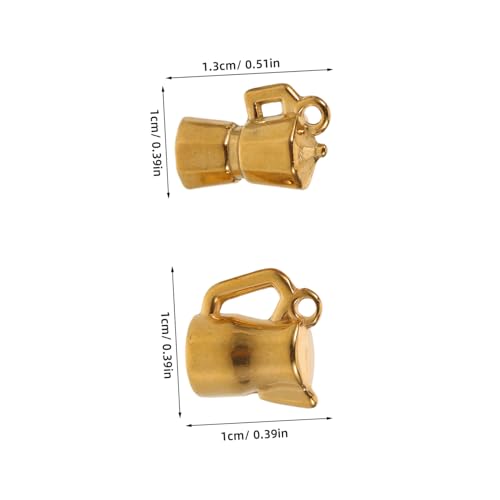 Healeved 8 Stück Weinglas Trophäe Anhänger Schmuckanhänger basteln anhänger selber machen Material zur Halskettenherstellung aus Edelstahl Rostfreier von Healeved