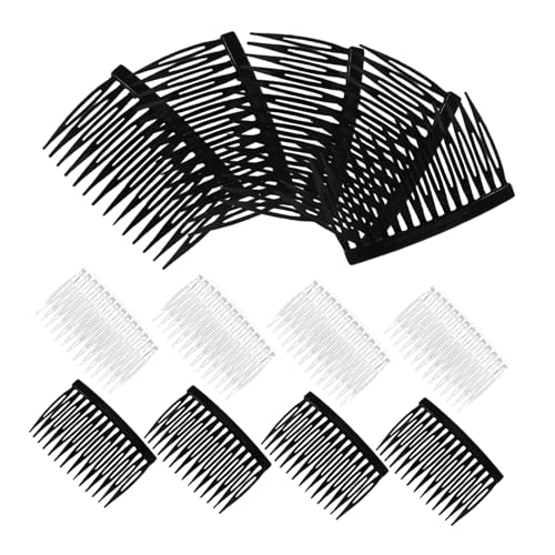 Healeved 80 Stück Teiliges Haarseitliche Kämme Kompakte Tragbare Haarkämme mit Starker Fixierung Dekorative Styling-clips für Frauen und Mädchen für Hochsteckfrisuren und Vielseitige von Healeved