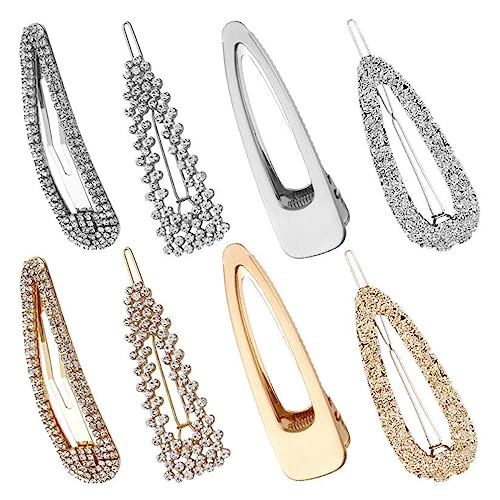 Healeved 8stücke Strass-haarspangen Für Damen Haarnadeln Mit Strasssteinen Haarschmuck Für Frauen Haar Clips Barrettes Für Alltags Und Party-styling von Healeved