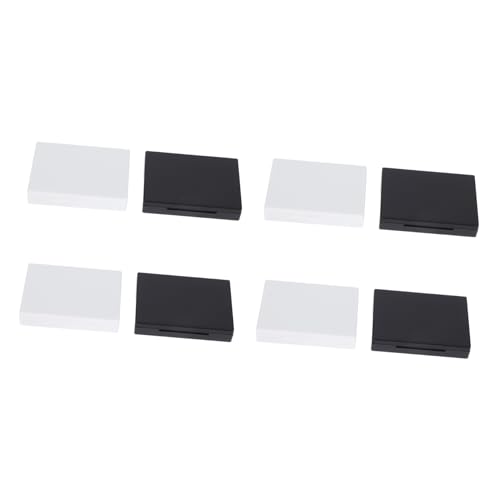 Healeved 8stücke Leere Blusher Lippenstift Und Lidschatten-behälter Praktische Kosmetik-organizer Mit Zwei Fächern Für Reisen Und -make-up Für Aufbewahrung Von Kosmetik von Healeved