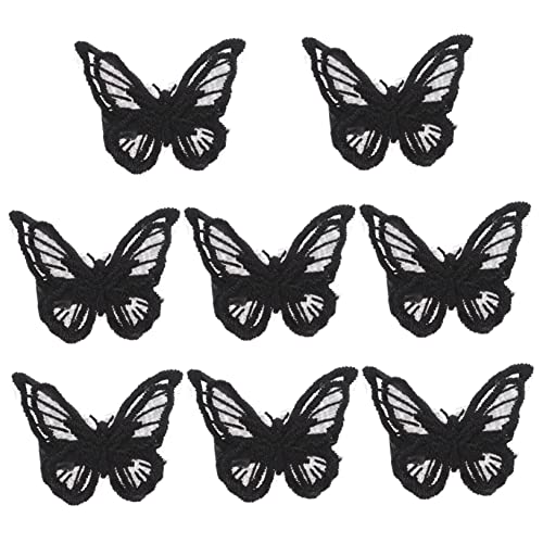 Healeved Elegante Haarspange Für Mädchen 8 Stück Spitze Schmetterling Haarspange Haarschmuck Für Mädchen Party von Healeved