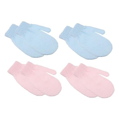 Healeved 8st Badetuch Handschuhe Bade-peeling-handschuhe Gesichtspeeling Dusche Luffa Bräunungshandschuh-applikator Peelingbad Badehandschuh Sauber C167 Nylon Badezubehör von Healeved