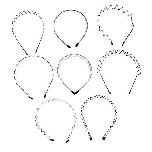 Healeved Praktisches Stirnband-set 8-teilig Haarbänder Für Männer Und Frauen Gesichtswasch-haarreifen Jungen Und Mädchen Sport-stirnbänder Weich Und Bequem von Healeved