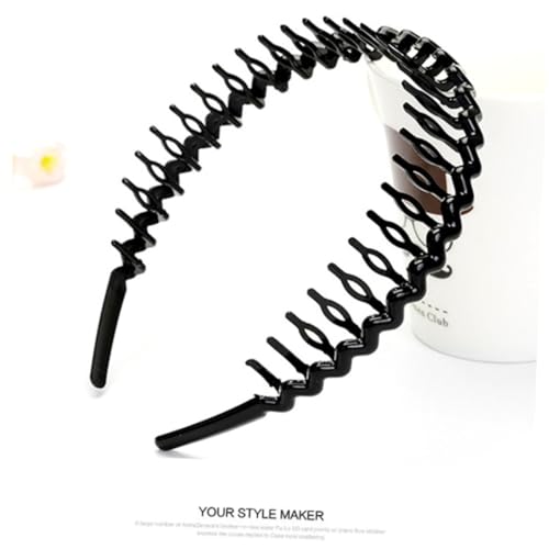 Healeved 8stücke Teiliges Haarband Mit Zähnen Rutschfester Kopfhalter Für Damen Und Herren Für Make-up Sport Und Täglichen Gebrauch Aus Strapazierfähigem Acrylmaterial von Healeved