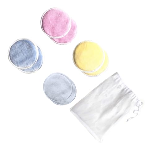 Healeved 8stücke Wiederverwendbare Make-up-entferner-pads Dreilagige Gesichtswatte Umweltfreundliche Gesichtsreinigungspads Mit Aufbewahrungstasche von Healeved