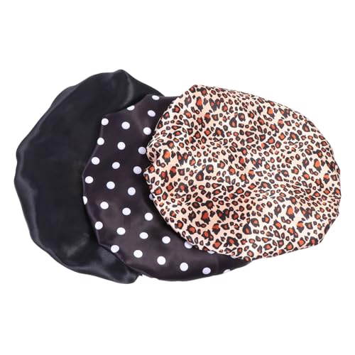 Healeved 9 Stk Schlafmütze für Kinder silk cap for sleeping silk sleeping cap Schlafhaube für lockiges Haar -Duschmütze geschenk Hüte Duschhauben aus Satin Kinder schlafen niedlich Hut von Healeved