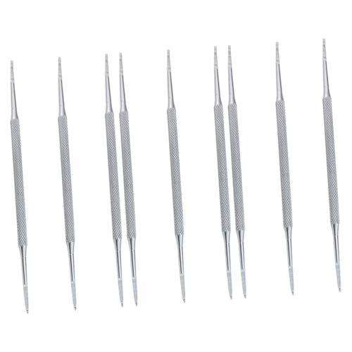 Healeved 9stücke Teiliges Edelstahl Nagelhautentferner Mit Doppeltem Löffel Für Nagelpflege Professionelles Nagelreinigungs-kit Für Heim Und Salonanwendungen von Healeved