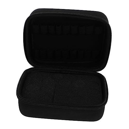 Healeved Ätherische Öle Tasche Organizer Stoßfeste Aufbewahrungstasche Für Ölflaschen Reisenetz Für Ätherische Öle Praktischer Koffer Schwarz von Healeved
