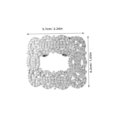 Healeved Abnehmbare Strass Schuhclips für High Heels Sichere Metall Schnallen Hochzeitsschmuck Brautschuh Dekoration Vielseitig Verwendbar Komfortabel von Healeved