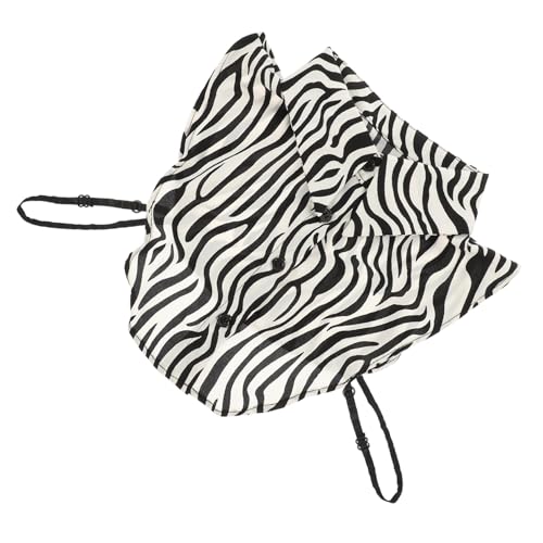 Healeved Fake Kragen Für Damen Abnehmbarer Baumwollkragen Mit Zebra Muster Für Pullover Und Kleider Eleganter Blusenkragen Für Besondere Anlässe von Healeved