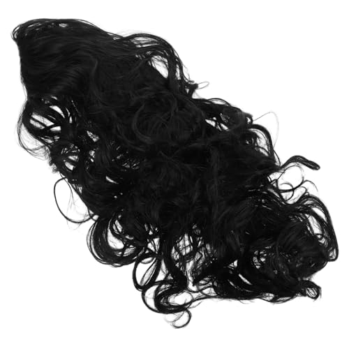 Healeved Afro Perücke Schwarz für Damen Natürliche Lockige Synthetische Haare Atmungsaktive Leichte Kurzhaar Perücke mit Welligem Afro Look für Alltag Party und Cosplay von Healeved