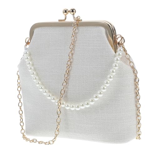 Healeved All Match Damen Umhängetasche Weiß Kleine Schultertasche Handtasche Modisch Langlebig Für Alltag Party Valentinstag Hochzeit von Healeved