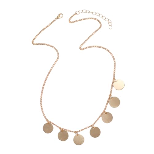 Healeved Kette Für Damen Aus Legierung Damenhalskette Mit Schlüsselbeinhöhe Zarte Halskette Für Mädchen Brauthalskette Hautverträglichkeit Verstellbares Design von Healeved