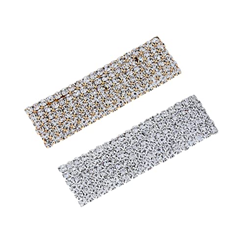 Healeved 2stücke Strass-haarspangen Aus Legierung Lange Rechteckige Haarklammern Für Damen Und Mädchen Für Partys Hochzeiten Und Besondere Anlässe von Healeved