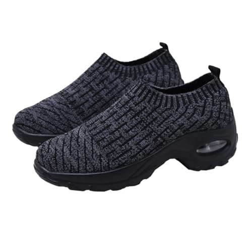Healeved Atmungsaktive Damen Sneaker Frühling Leicht Sportschuhe Flexibel Strapazierfähig Bequeme Alltagsschuhe mit Rutschfester Sohle und Stabilem Absatz Design von Healeved