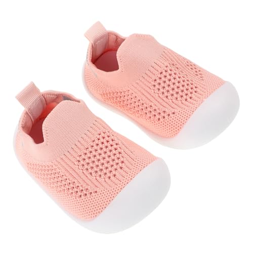 Healeved Atmungsaktive Lauflernschuhe mit Weicher Rutschfester Sohle Leichter Mesh Sneaker für Mädchen Stoßgeschützt für Frühling und Sommer von Healeved