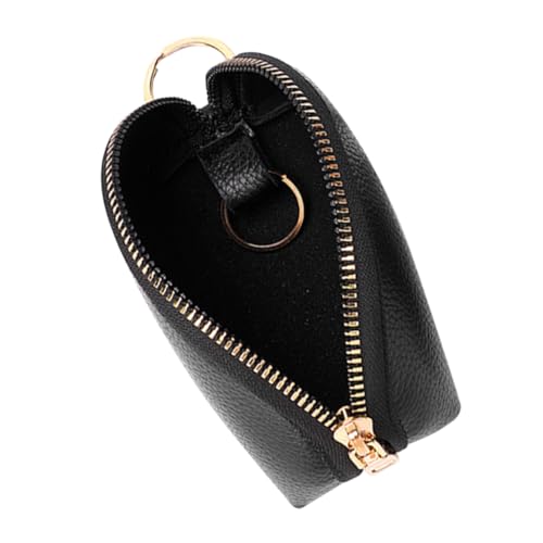 Healeved Autoschlüsselbeutel Auto-schlüsselanhänger-Halter Autoschlüsselkoffer Schlüsselbund Schlüsselhalter Schlüsseletui Für Autoschlüssel Schlüsselorganisator Pu-Leder Schwarz von Healeved