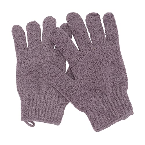 Healeved 1paar Exfolierende Duschhandschuhe Fünf Finger Körperpeeling-handschuhe Für Männer Und Frauen Für Bad Dusche Und Sauna von Healeved