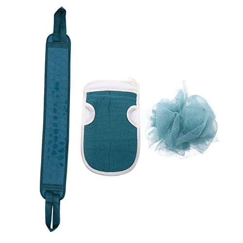 Healeved 3-teiliges Peeling-set Für Den Körper Badehandschuhe Badehandtuch Pflanzenmaterial von Healeved
