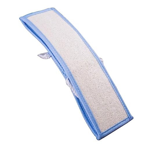 Healeved Rücken-reibetuch Mit Langen Griffen Badetuch Mit Schrubberstreifen Duschtuch Zum Effektiven Entfernen Abgestorbener Hautzellen Wiederverwendbar Und Waschbar von Healeved
