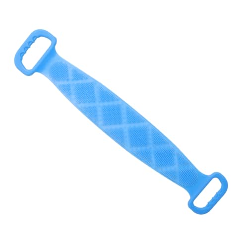 Healeved Silikon Rückenschrubber Handtuch Tragbarer Peelingstreifen in Himmelblau Zum Einfachen Reinigen Schwer Erreichbarer Rückenbereiche Hautpflege Bequeme Handhabung Und Effektive von Healeved