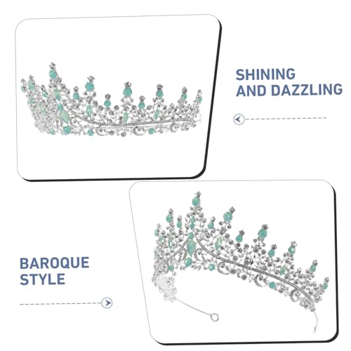 Healeved Barocke Brautkrone Stirnband mit Kristallrhinestones Eleganter Hochzeits Haarschmuck für Damen Langlebiges Luxuriöses Design für Besondere Anlässe und Königlichen Look von Healeved