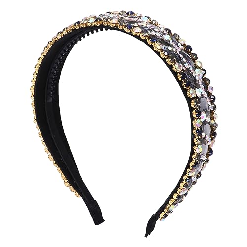 Healeved Rhinestone Haarschmuck Für Breites Stirnband Aus Mit Barock-design Für Besondere Anlässe Leicht Und Auffällig Als Accessoire Für Hochzeiten Und Partys von Healeved