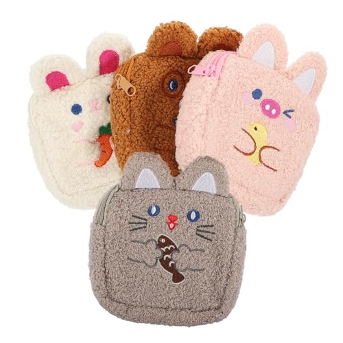 Healeved Bezaubernde Aufbewahrungstaschen 4er-Pack Serviettentaschen-Set Tragbare Periodentasche Lippenstiftfächer Modische Kulturtasche Für Frauen Zufälliger Stil von Healeved