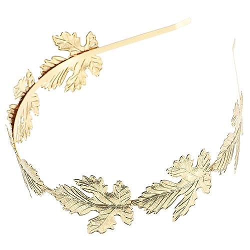 Healeved Blattkrone Aus Metall Blattstirnband Für Frauen Brautschmuck Für Hochzeit Stirnbänder Für Formelle Anlässe von Healeved